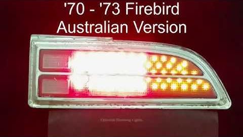 1970 - 1973 Austrailian Firebird Sequential LED Tail Lights by Easy Performance Products