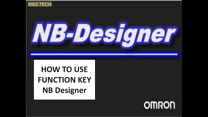 USE  OF FUNCTION KEY NB Designer OMRON HMI