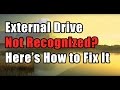 External Drive Not Recognized? How to Fix It in Windows