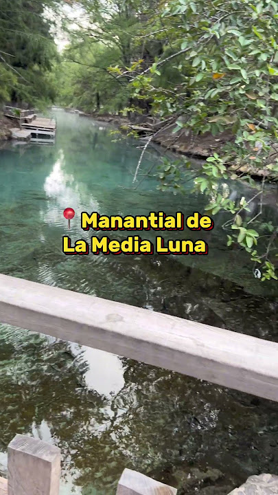 La hermosa laguna de la Media Luna en Rioverde, San Luis Potosí ♥️ #medialuna #sanluispotosi