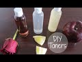 3 DIY Natural Face Toners | Rose + Lemon + Vinegar