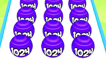 Ball Game Fun Race Run 2048 3D ! All Levels Gameplay (837-841) android,ios