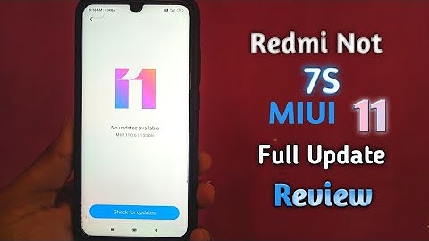 Redmi Note 7S MIUI 11 Full Update Review Best Slow-Mo | MIUI 11 V11.0.6.6 Stable 810M Stable Update