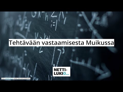Video: Millaista matematiikkaa opit lukiossa?