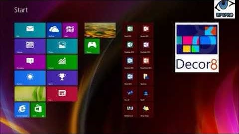 Personalize the Windows 8 Start screen