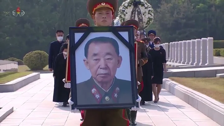 State Funeral of a North Korean military officer D...