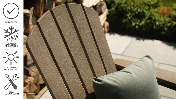 POLYWOOD Nautical 3 Piece Adirondack Set