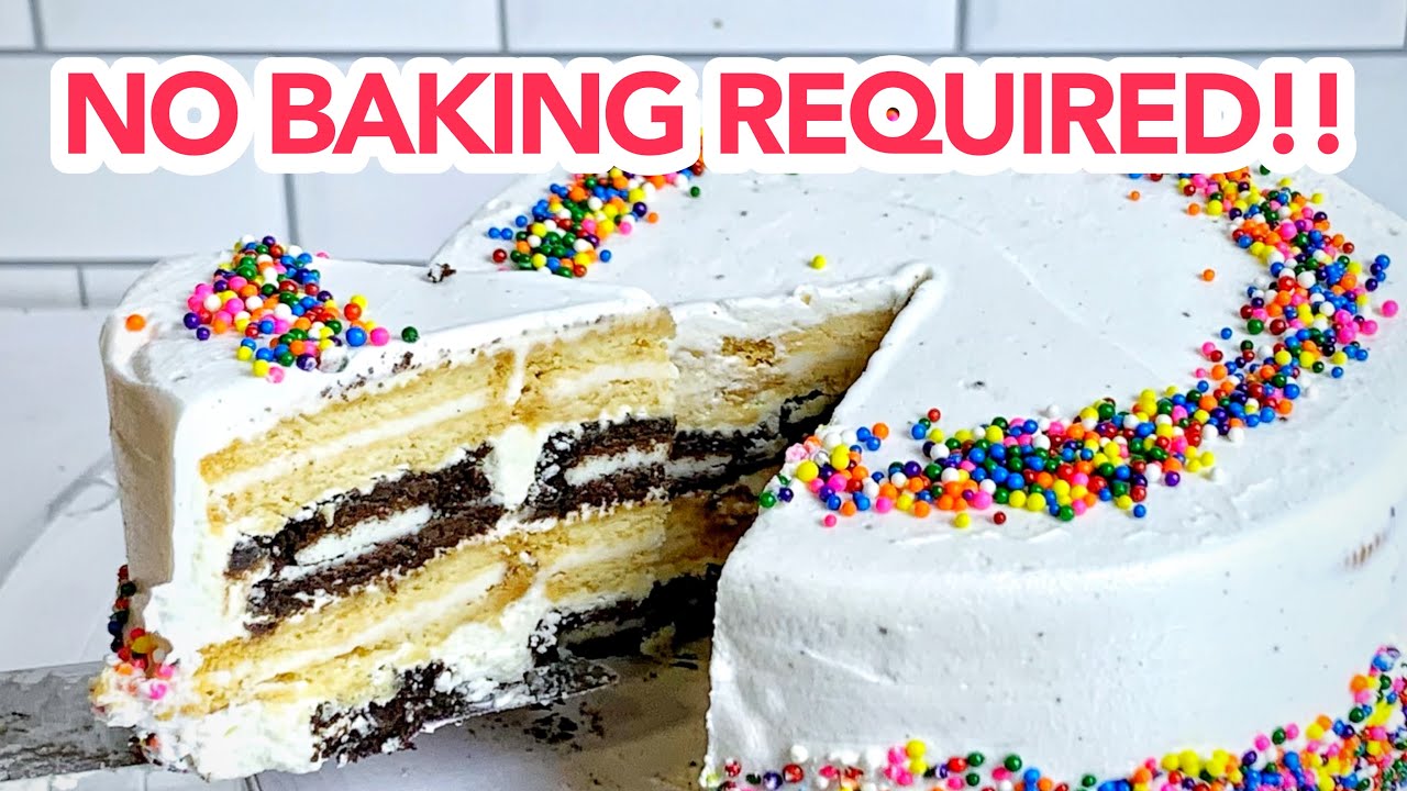 Turning COOKIES into a CAKE?! NO BAKING required! Testing @Emma's Goodies  Recipe - YouTube