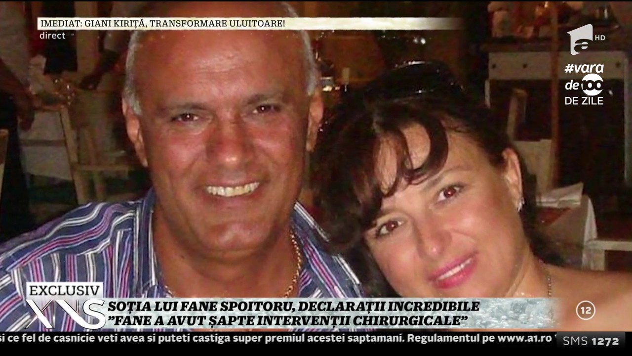 Elena Titişor, declaraţii incredibile la un an de la moartea soţului ei, Fane Spoitoru: Mare par