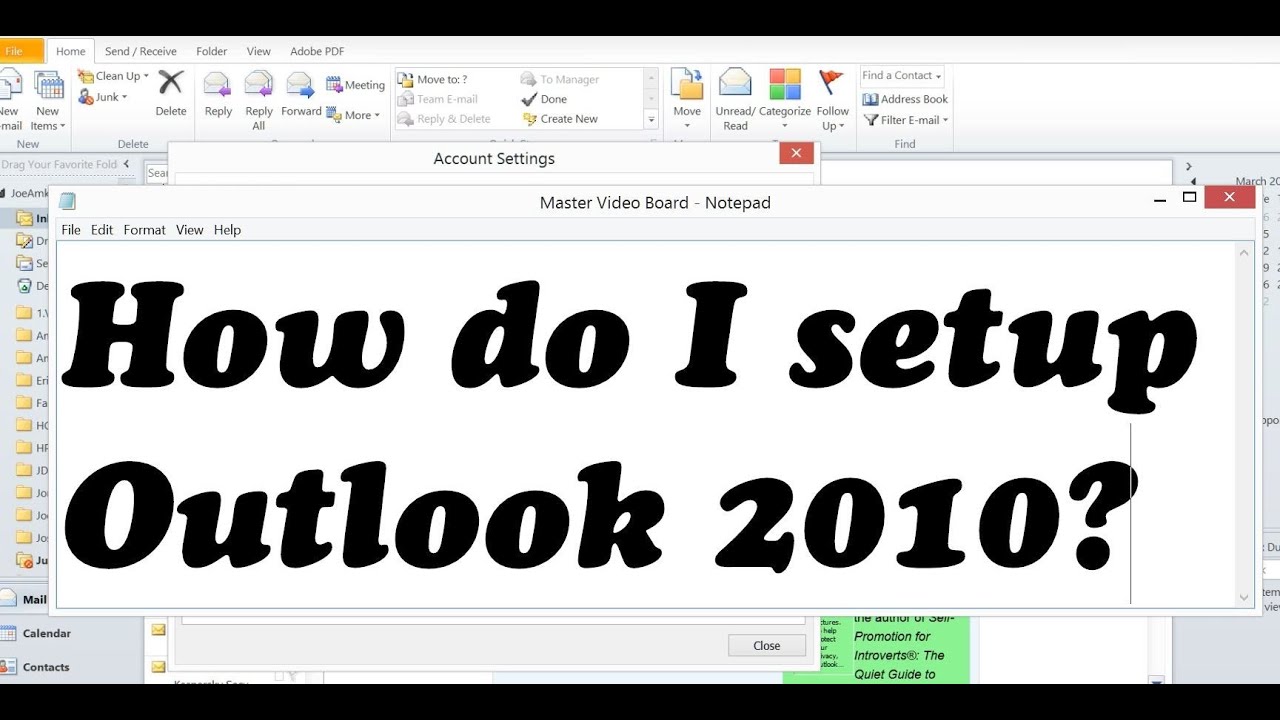 How Do I Setup Outlook 2010 YouTube how-do-i-setup-outlook-2010-youtube