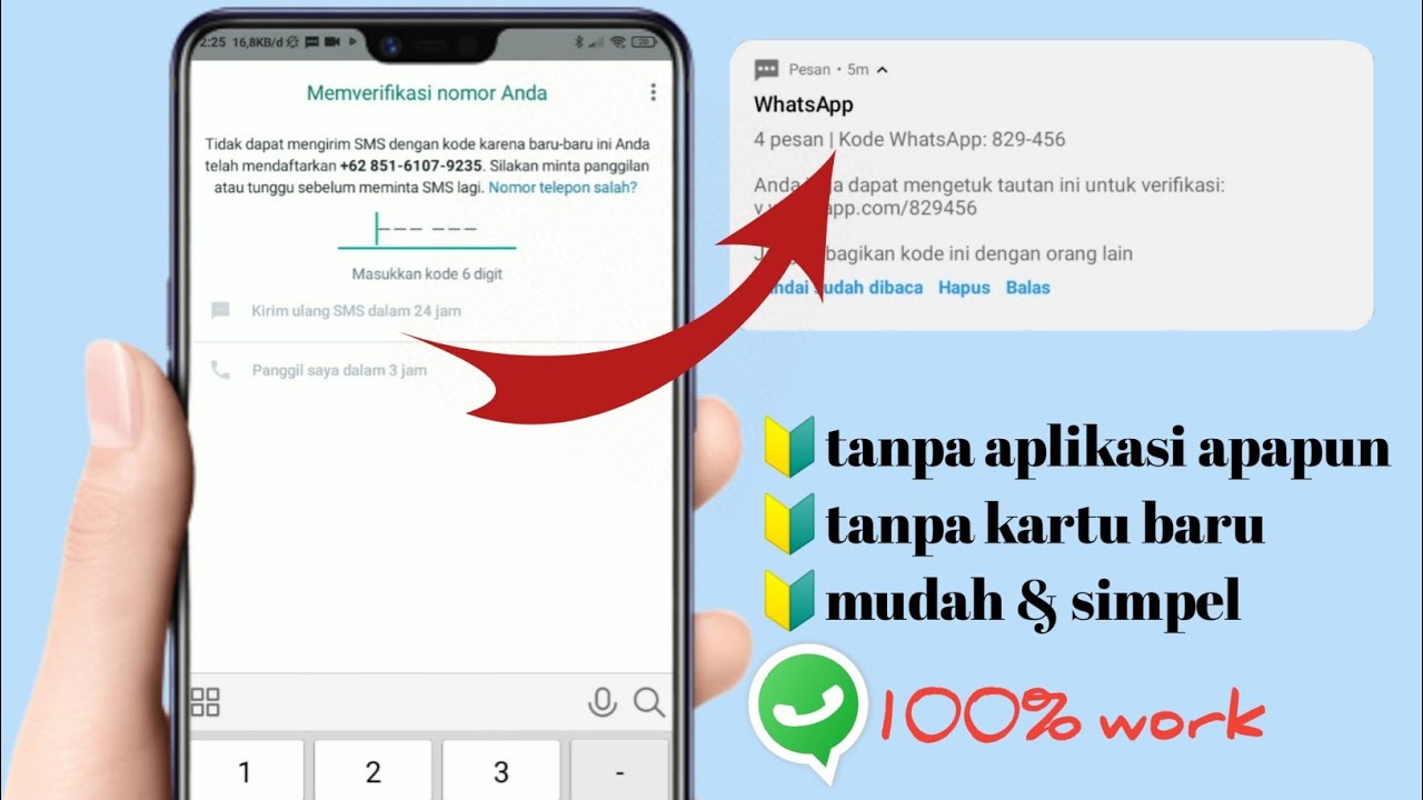 cara mengatasi kode verifikasi wa tidak masuk | lama berjam-jam |part3