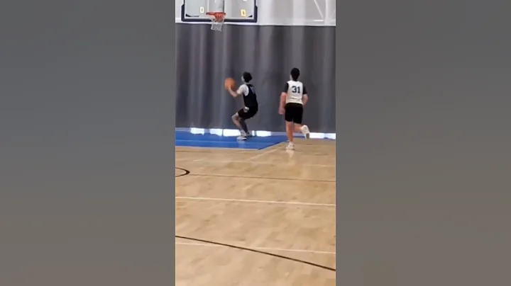 Aaron Webb 14U in game dunk