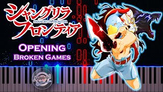 Shangri La Frontier OP Broken Games Piano Cover - Shangri La OP Piano Tutorial