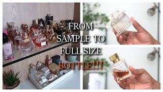 HOW TO SMELL GOOD: FROM FRAGRANCE SAMPLE TO FULL SIZE BOTTLE | PERFUME COLLECTION | Variationsofnani