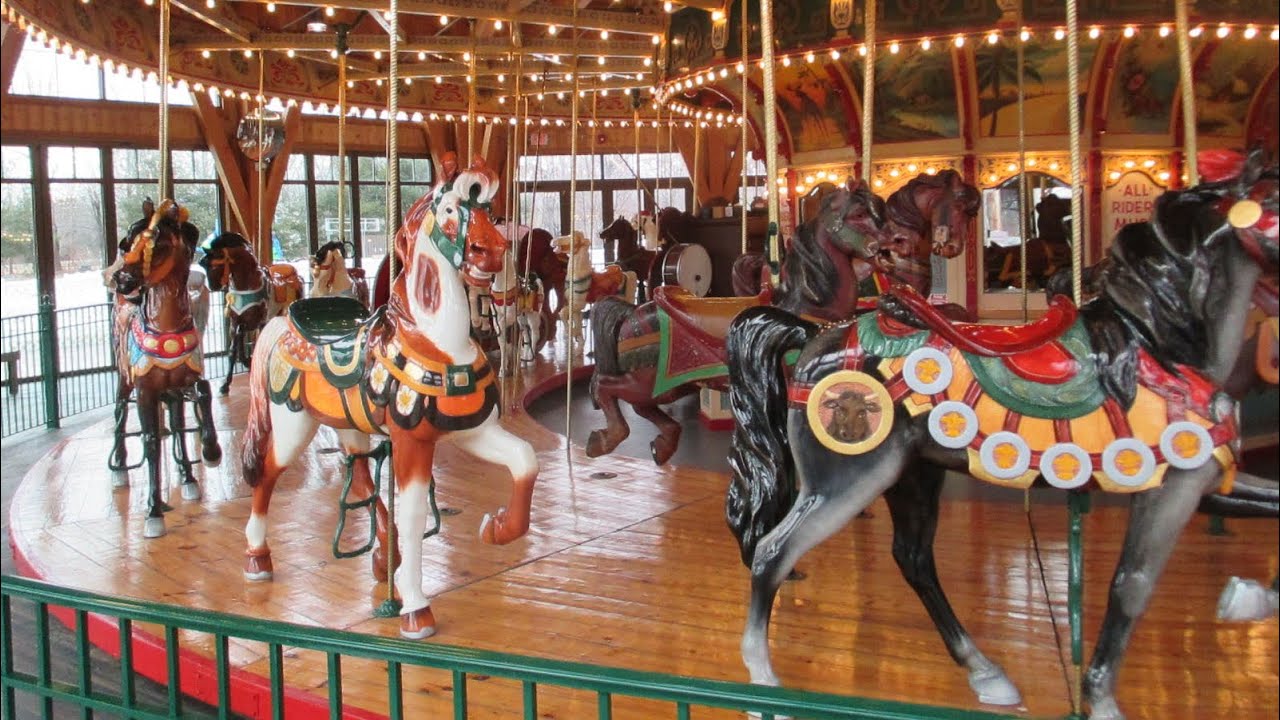 carousel ride at SIX FLAGS great America!!! YouTube