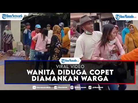 Viral Video! Wanita Diduga Copet Diamankan Warga