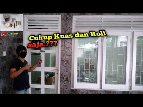  Cara  Mengecat  Ulang Kusen  Pintu  Kayu menggunakan Kuas Dan  