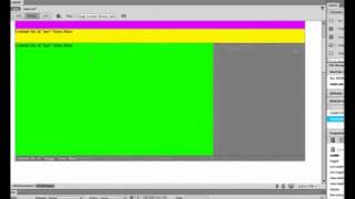 Dreamweaver CC Tutorial   Part 26   how to float a div tag