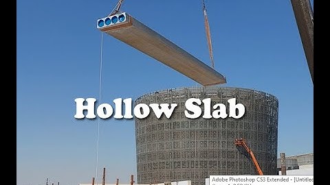 how to install hollow slab | Installation of precast concrete elements | Best practices slab install