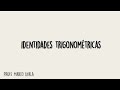 170. Identidades Trigonométricas 1