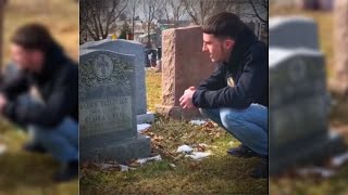 Son Rapping To His DADs Grave *Extremely Emotional (Hope You See Me Shinning Freestyle)