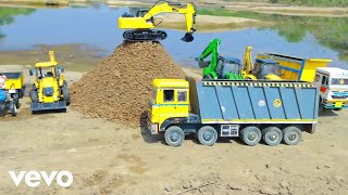 Jcb 3Dx Loading Sand Tractor Truck Accident Pulling Jcb Crane ? Cartoon Video Jcb Ki Khudai ? Cs Toy