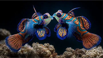 Mandarin Dragonet: Nature's Most Colorful Masterpiece Revealed. Live Sound