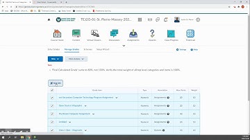 Grade Settings and Adjusting Weight in D2L