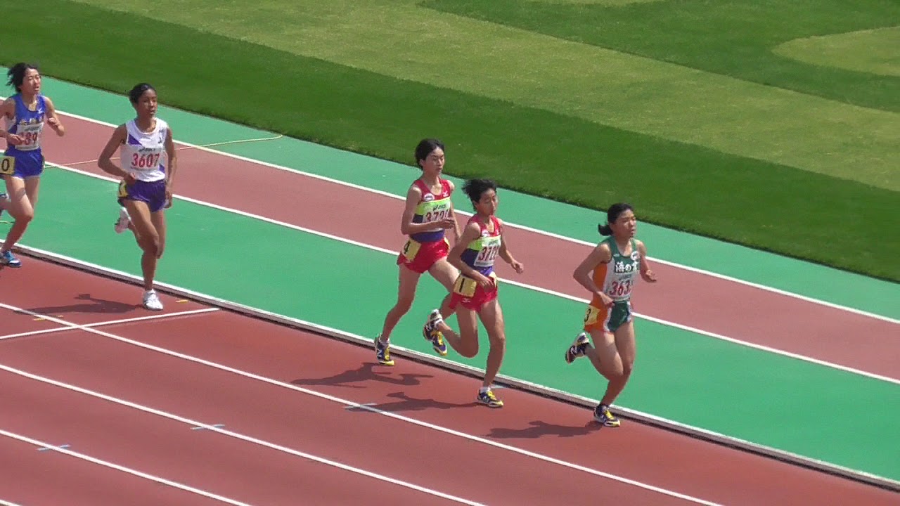 18年度 兵庫リレーカーニバル 中学女子1500m決勝 Youtube