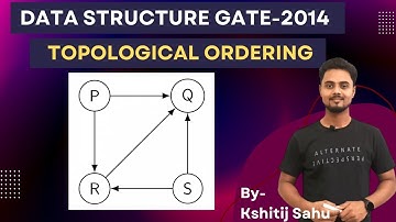 Topological Ordering with examples in Hindi | Topological Ordering of a Directed Graph? | GATE I DSA