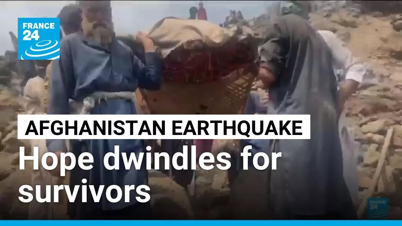 Hope dwindles for survivors days after deadly Afghan quake • FRANCE 24 English