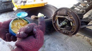Limpieza de frenos de tambor y engrasado de rodamientos