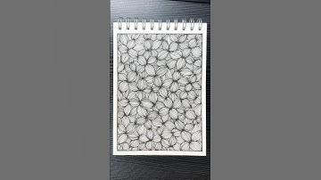 Day 2/?-Easy Doodle Art Tutorial #shorts #art #doodle #trending #doodleart #zentangle #tutorial