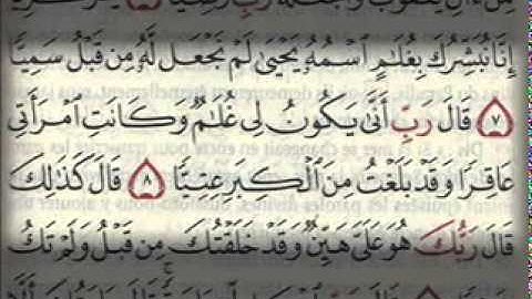 سورة مريم   تلاوة سعد الغامدي   آية من 1 إلى 11