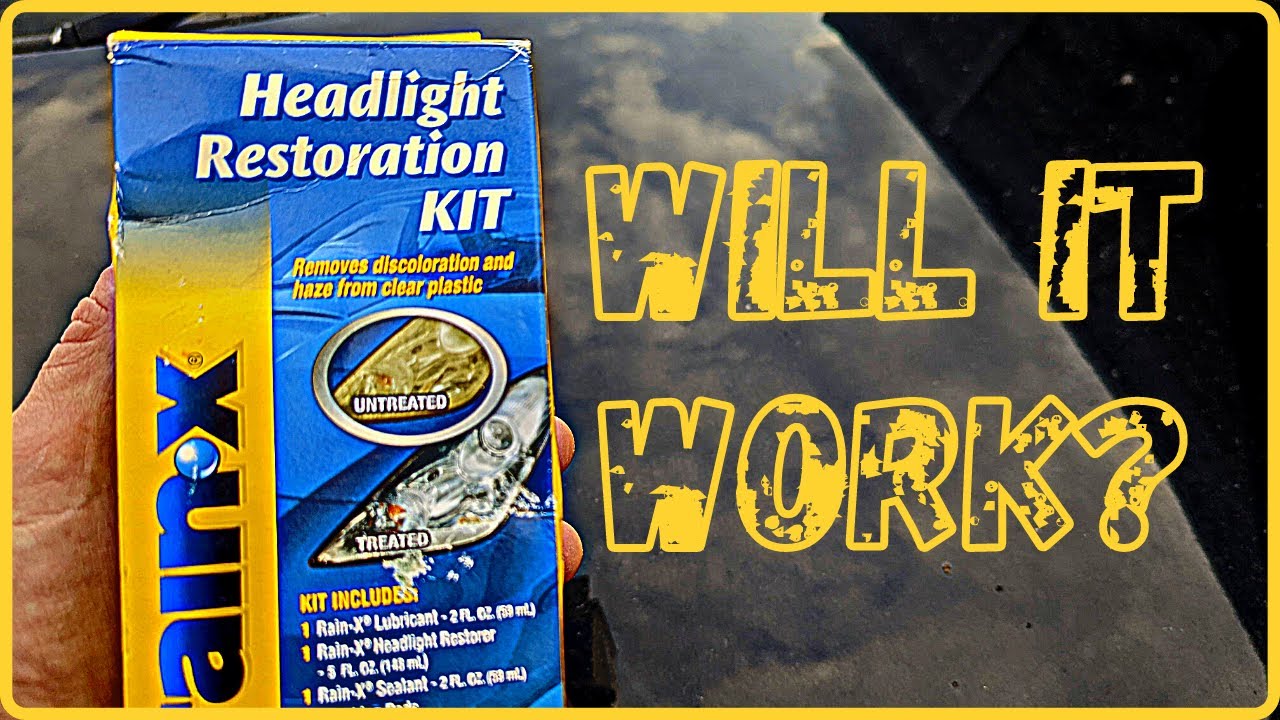 Rain x 610153 Premium Headlight Restoration Kit