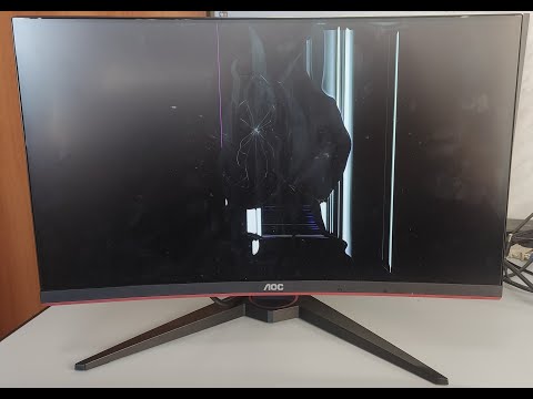 Полная разборка монитора AOC C24G1 Complete disassembly of the AOC C24G1 monitor