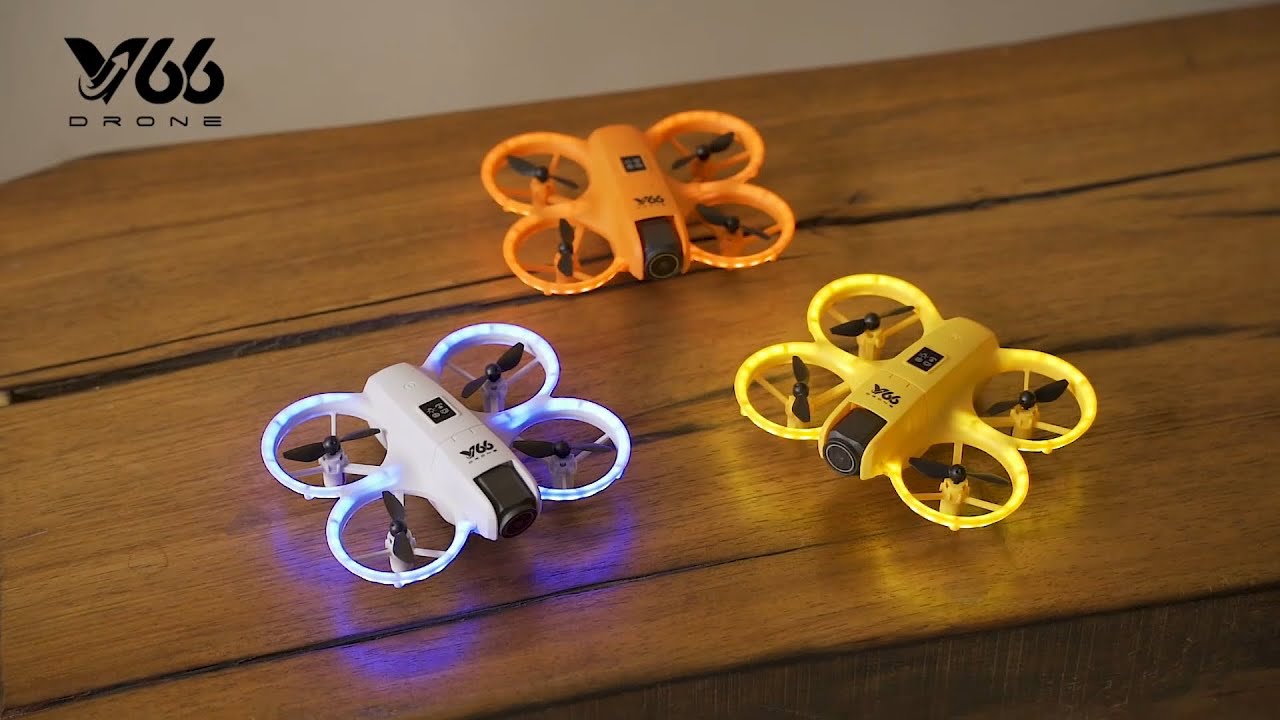 V66 HD Dual Camera RC Drone Optical Flow Obstacle Avoidance Quadcopter