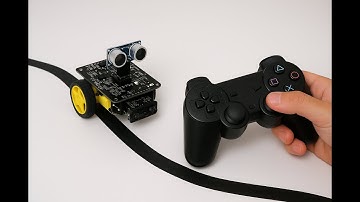 [Arduino Project] Esp32 + RobotCar dò line, tránh vật cản + Ps4