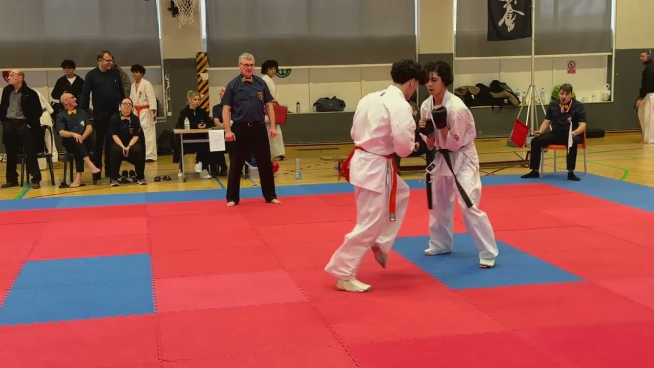 Al Mahdi Benamar vs Tamim Boukhaldid -65kg Adultes Classe B FINALE - OPEN BELGIAN CUP SHINKYOKUSHIN