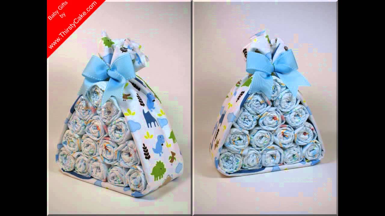 stork diaper cake