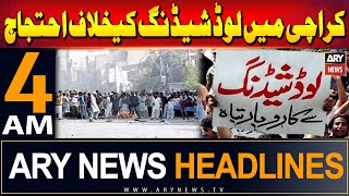 ARY News 4 PM Headlines 30th May 2024 | Baddtareen Loadshedding!