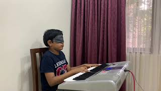 Mozart - Rondo Alla Turca Turkish March Vedant- Keyboard- Blindfolded