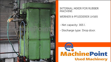 WERNER & PFLEIDERER LH165 Used Internal mixer for rubber Machines MachinePoint