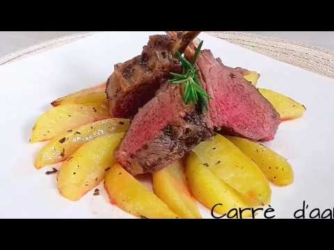 Carrè d'agnello al forno con patate