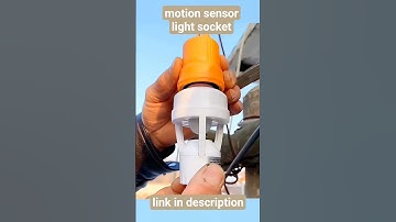 Motion sensor light socket | #shorts #gadgets #coolgadgets #smartgadgets