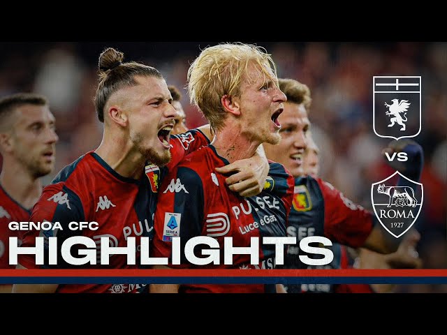 GENOA 4 - 1 ROMA, HIGHLIGHTS