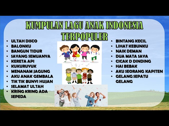 Kumpulan Lagu Anak Indonesia Terpopuler Lengkap class=