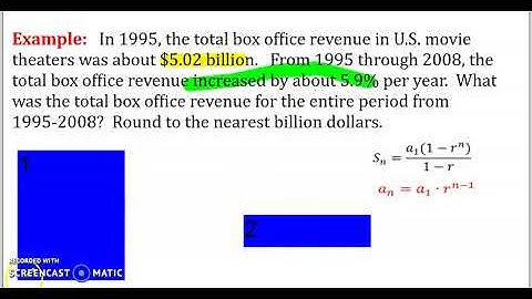 Unit 9 Day 10 - Geometric Series word problems