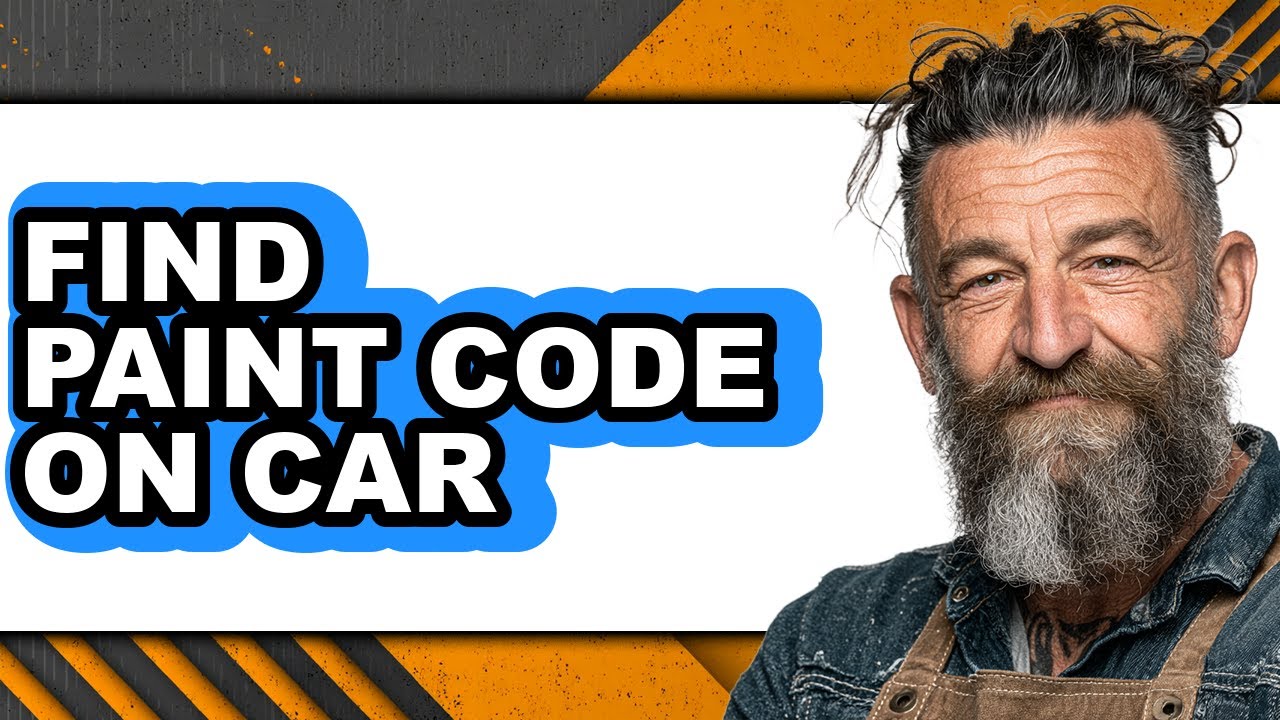 How to Find Paint Code on Car - Full Guide - YouTube