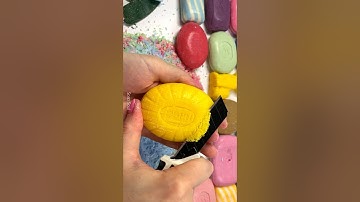 Soap cubes. Asmr soap cutting. Satisfying video @AsmrSoapSoul